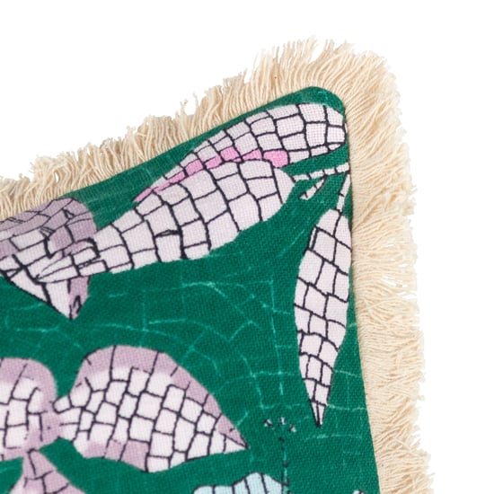 furn. Funda de Cojín Cíprica Floral Mosaico - Image 4