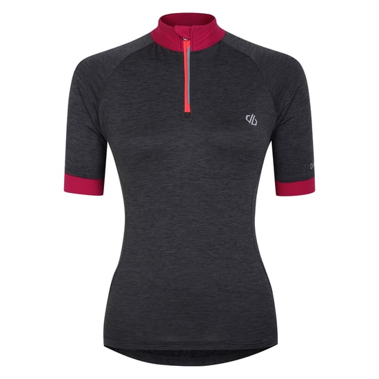 Dare 2B Womens/Ladies Pedal Through It II Jersey (Black Marl)