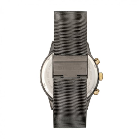 Reloj de cronógrafo con pulsera de malla Breed Espinosa con fecha - Image 2