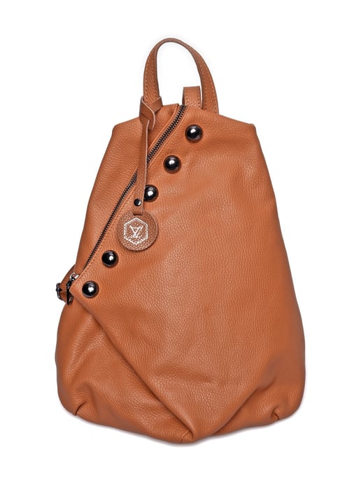 Luisa Vannini Marrón Bolso de cuero - Image 1