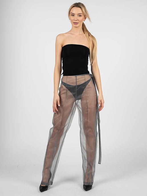 Patrizia Pepe Pantalón Mujer Gris - Image 2