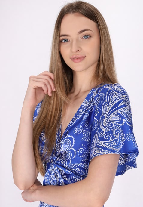 Dreimaster Dress women white lilac - Image 5