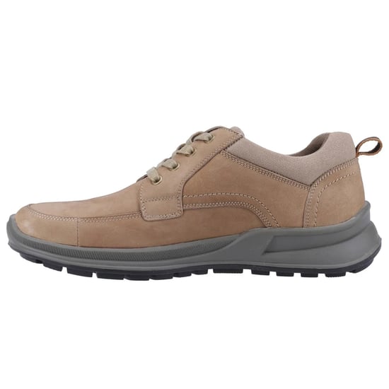 Hush Puppies Mens Adam Nubuck Lace Up Trainers (Taupe) - Image 3