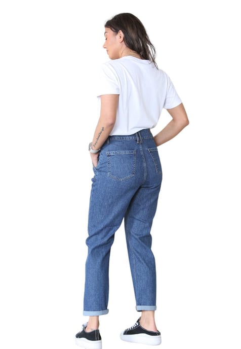 Vaqueros Boyfriend para mujer de MYT en azul - Image 6