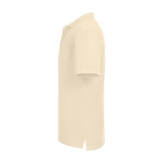 Russell Mens Pure Organic Polo (Natural) - Image 3