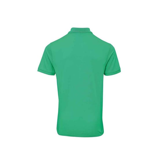 Premier Mens Coolchecker Plus Piqu Polo Shirt (Kelly Green) - Image 2
