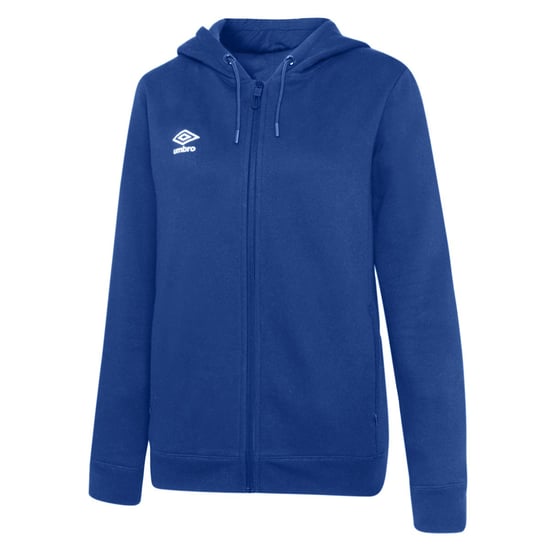 Umbro Womens/Ladies Club Leisure Full Zip Hoodie (Royal Blue/White) - Image 1