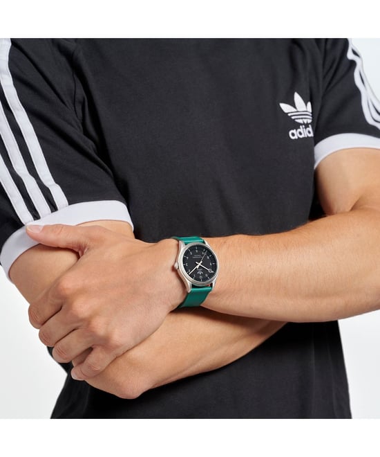 Adidas Originals Project One Sst Unisex's Green Watch AOST23543 - Image 4