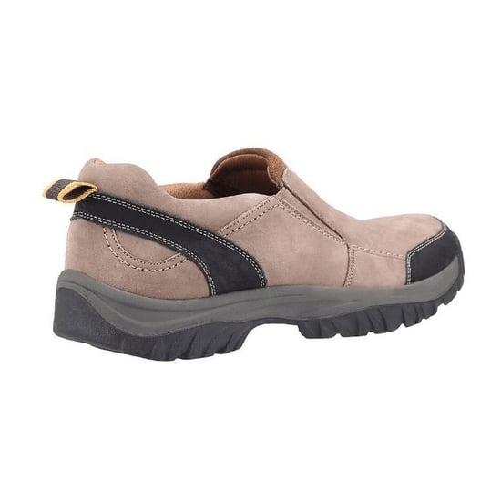 Cotswold Mens Boxwell Nubuck Leather Hiking Shoe (Tan) - Image 4