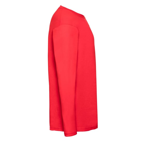 Fruit of the Loom Mens Valueweight Long-Sleeved T-Shirt (Red) - Image 3