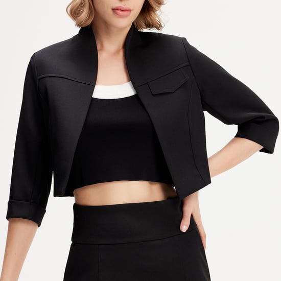 Minimalist crop jacket - Image 4