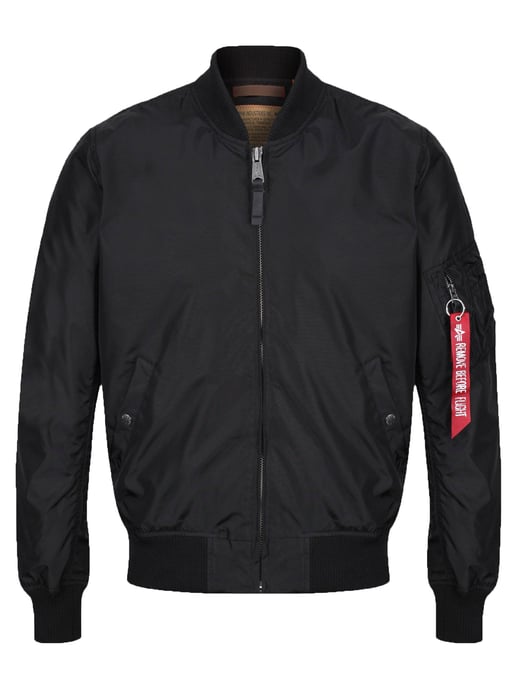 Alpha Industries Men's MA-1 TT Bomber Jacket in Black - Image 6