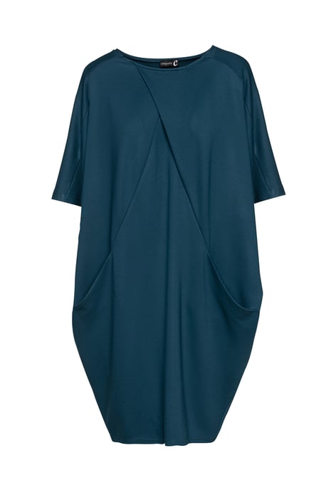 Petrol Batwing Style Punto  di Roma Dress