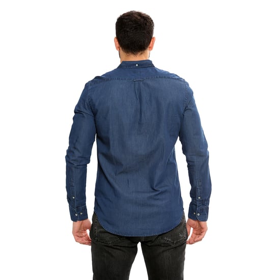 Gant Mens Regular Fit Shirt | La Camisa Indigo - Image 3