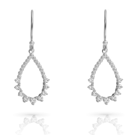 Orphelia 'Petal' Women's 925 Sterling Silver Set: Necklace + Earrings - Silver SET-7564 - Image 3