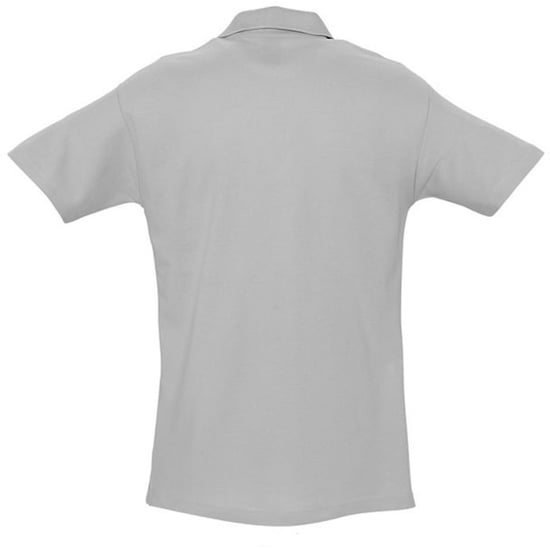 SOLS Mens Spring II Short Sleeve Heavyweight Polo Shirt (Grey Marl) - Image 2