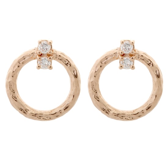 Orphelia 'Novalie' Women's 925 Sterling Silver Drop Earrings - Rose ZO-7129/RG - Image 1
