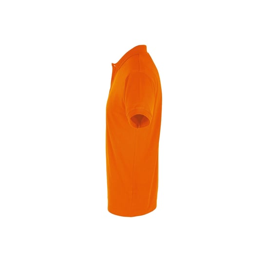 SOLS Mens Perfect Pique Short Sleeve Polo Shirt (Orange) - Image 3