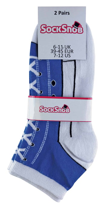 Sock Snob - 2 Pares Calcetines Unisex Adultos que parecen Zapatos - Image 2