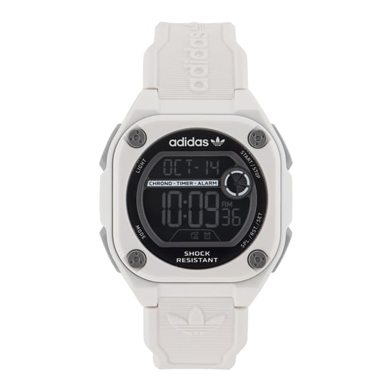 Adidas Originals City Tech Two Unisex's White Watch AOST23062 - Image 1