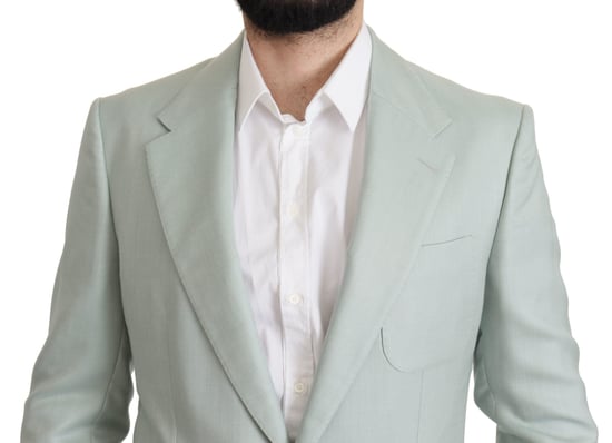 Blazer de Cachemira Verde para Hombre de Dolce & Gabbana - Image 4