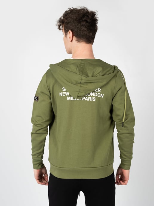 Iceberg Sudadera Hoodie del hombre verde - Image 4