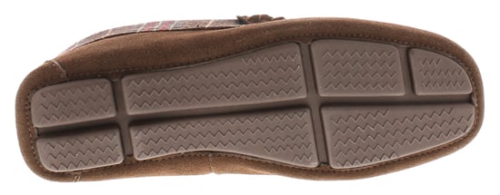 Hush Puppies Zapatillas de Casa para Hombre Moccasin Andreas de Cuero Suede Marrón - Image 5
