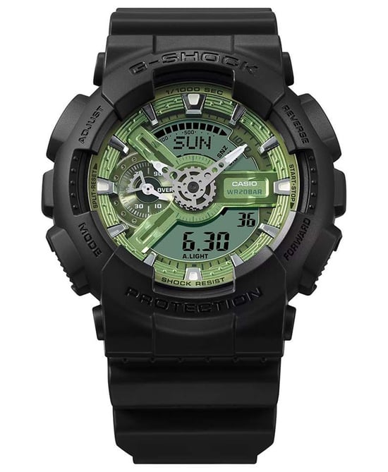 Casio G-shock Men's Black Watch GA-110CD-1A3ER - Image 3