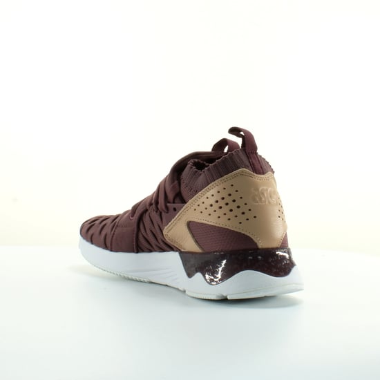 Asics Gel-Lyte V Sanze Knit Womens Burgundy Trainers