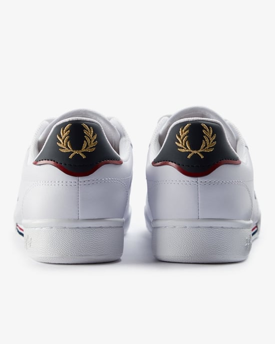 Fred Perry B722 Mens Leather Trainers NOS - Image 2