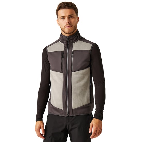 Regatta Mens E-Volve Stretch Body Warmer (Mineral Grey/Ash)