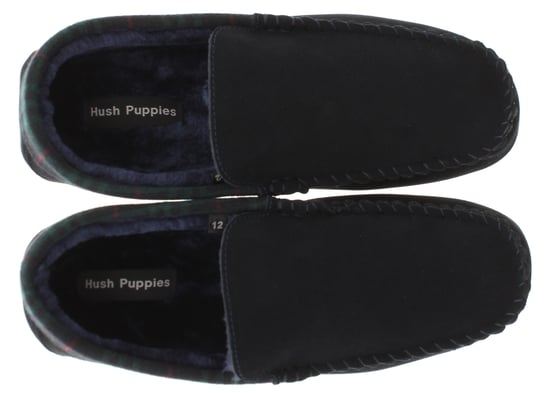 Hush Puppies Zapatillas de Casa para Hombre Mocasin Andreas de Ante de Cuero Azul Marino - Image 6