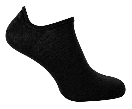 Calcetines Bajos de Lana Merino para Hombre | Steven | No Show Warm Footsies Socks - Negro - Image 1