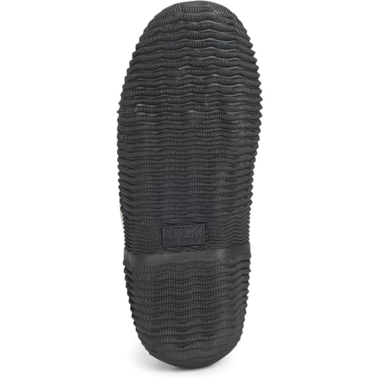 Muck Boots Hale Rubber Black W/ Fuzzy Herringbone Wellington Boots - Image 4