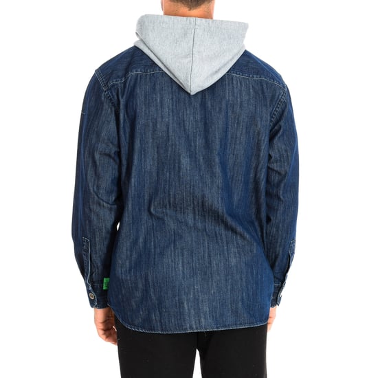 Regular fit jacket with high collar and adjustable hood TMC009-DM081 man