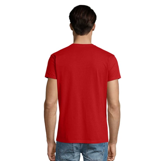 SOLS Mens Imperial V Neck T-Shirt (Red) - Image 3