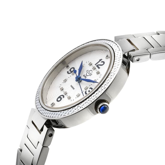 Reloj de acero inoxidable bicolor con diamantes para mujer GV2 Piemonte 14200B de cuarzo suizo - Image 3