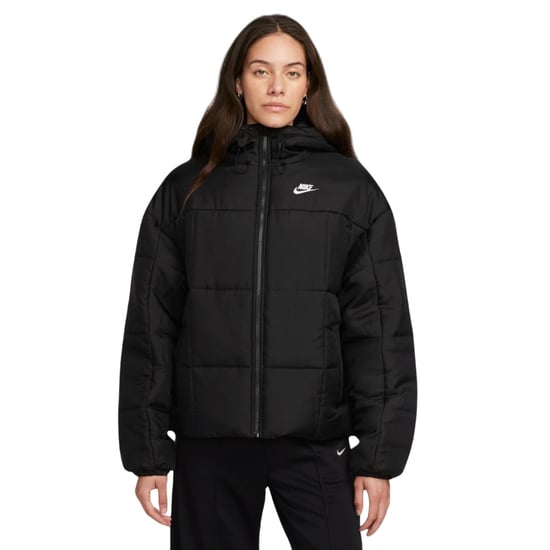 Chaqueta acolchada negra lisa de Nike - Image 2