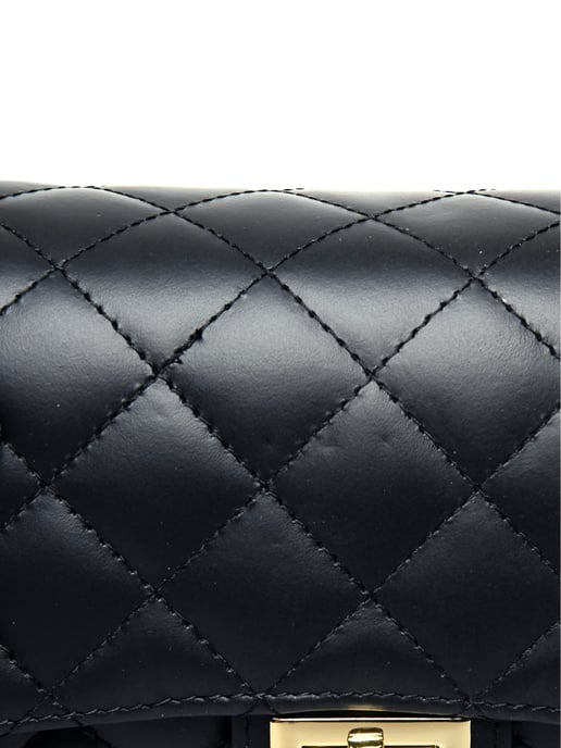 Isabella Rhea Black Leather Bag