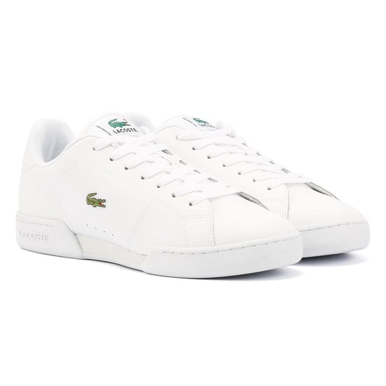 Lacoste Carnaby Cup Leather Men's White Trainers - Image 1