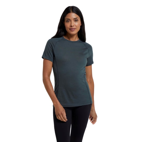 Mountain Warehouse Womens/Ladies Summit Merino Wool Thermal Top (Green) - Image 5