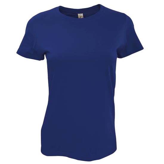 SOLS Womens/Ladies Imperial Heavy Short Sleeve T-Shirt (French Navy) - Image 1