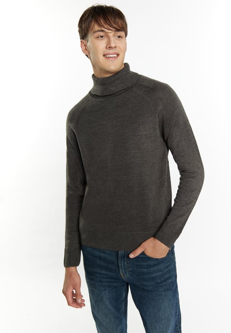 Mo Turtleneck  pullover Men dark grey melange - Image 3