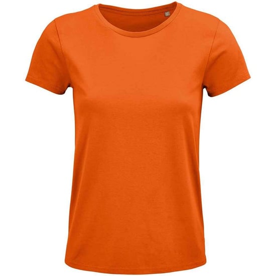 SOLS Womens/Ladies Crusader Organic T-Shirt (Orange) - Image 1