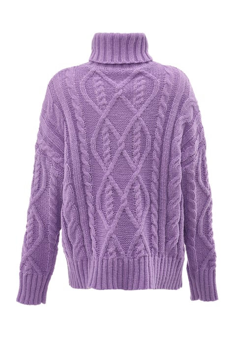 Mymo Turtleneck  pullover women lavender - Image 2