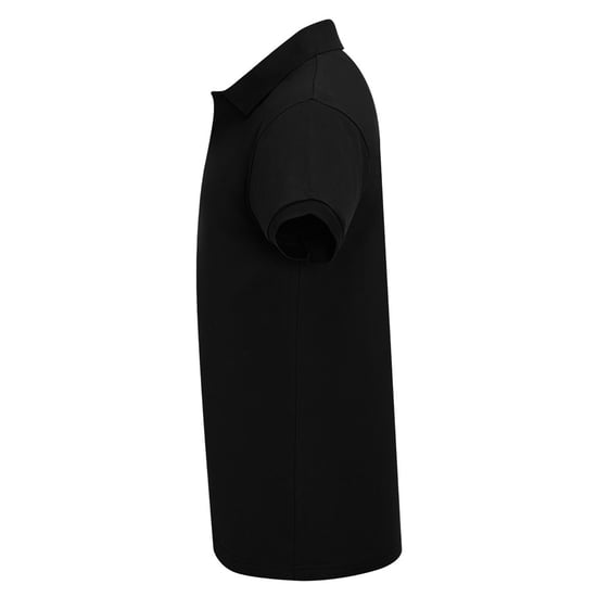 SOLS Mens Perfect Pique Short Sleeve Polo Shirt (Black) - Image 3