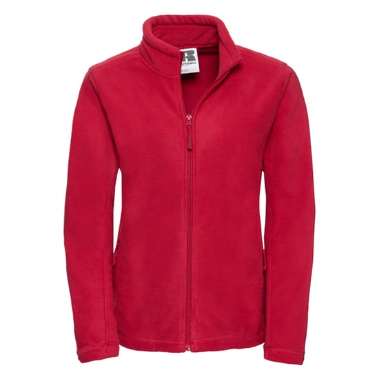 Russell Womens/Ladies Full Zip Outdoor Fleece Jacket (Classic Red) - Image 1