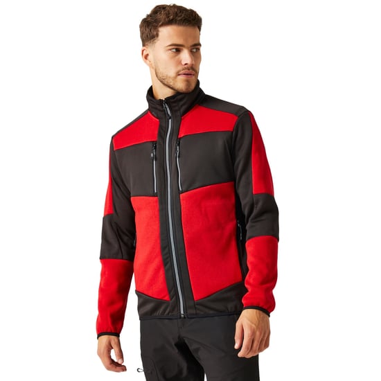 Regatta Unisex Adult E-Volve Knitted Stretch Midlayer (Classic Red/Black)