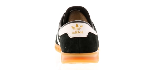Adidas Originals Mens Trainers Hamburg Leather Lace Up black