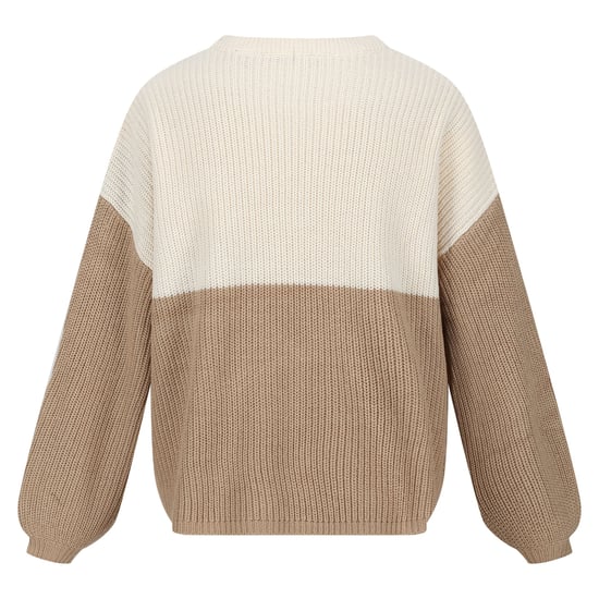 Regatta Womens/Ladies Kamaria Knitted Jumper (Light Vanilla/Barleycorn)